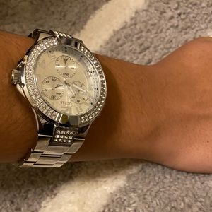 Guess silver watch